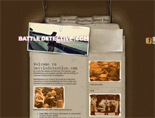 Tablet Screenshot of battledetective.com